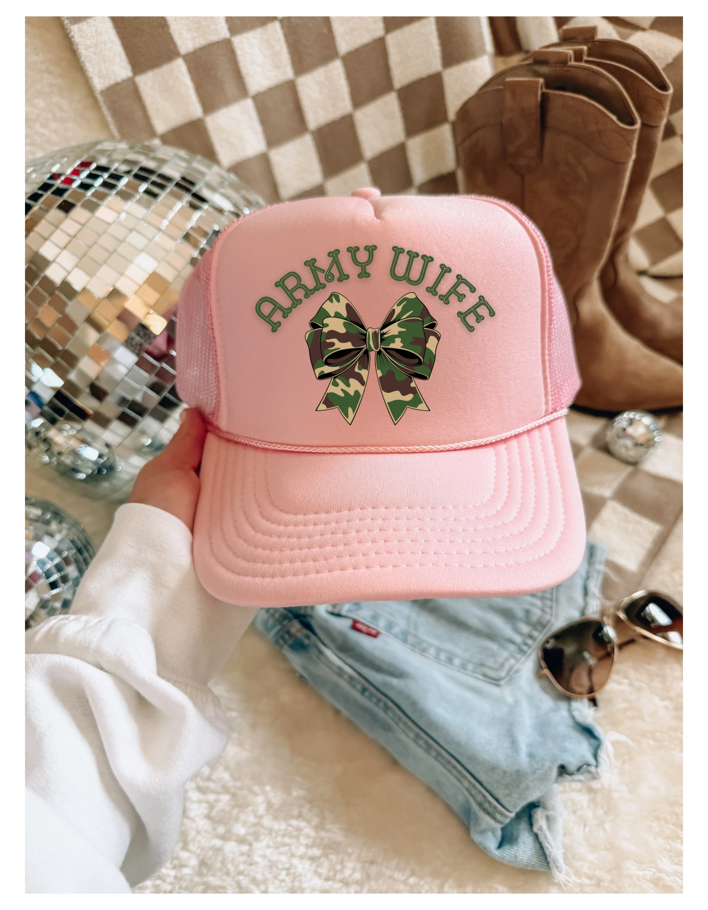 Army Wife Trucker Hat
