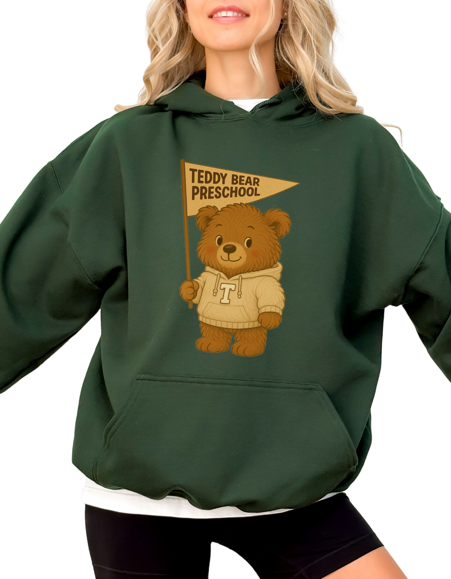 Teddy Bear Preschool Hoodie-Boy Bear