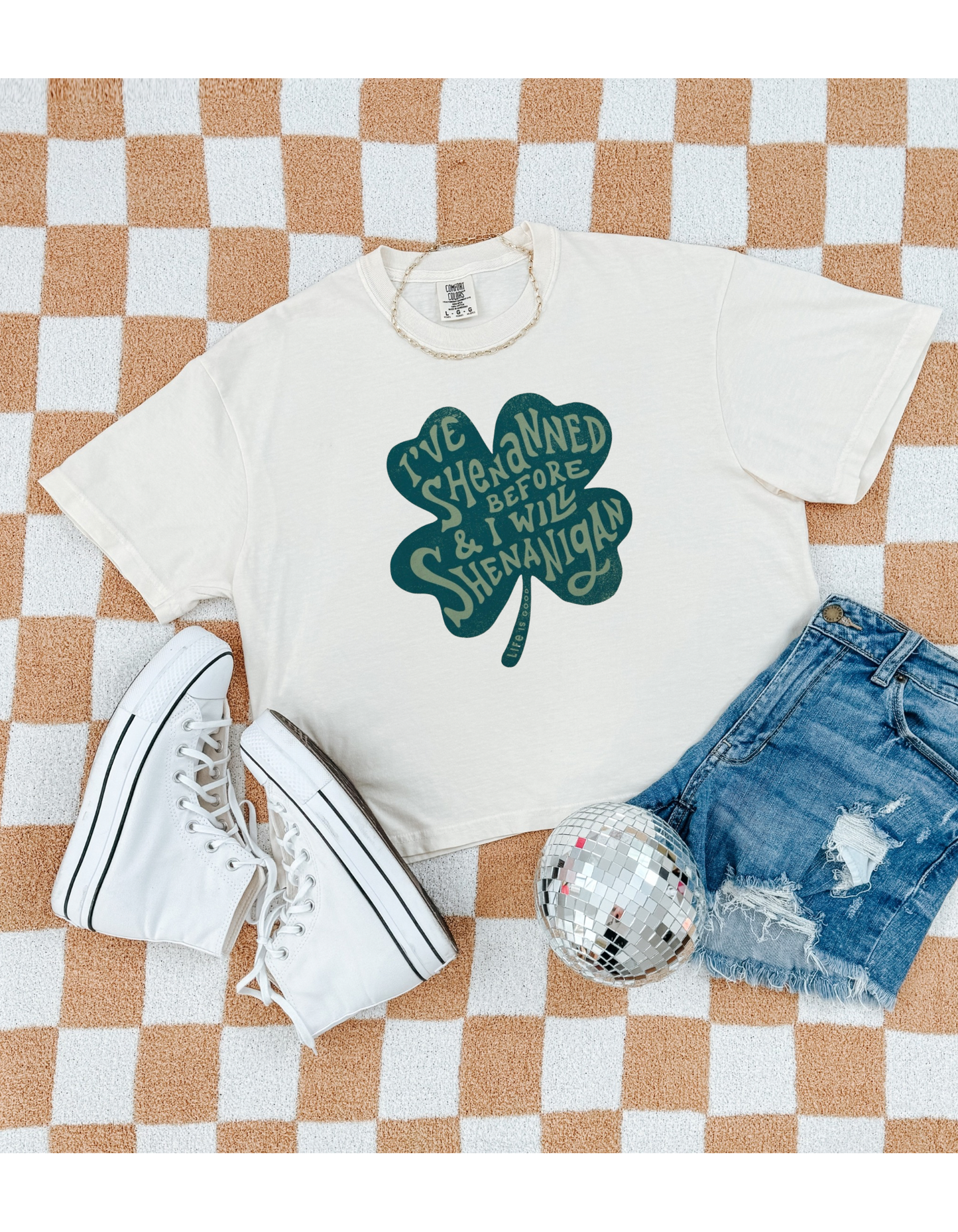 I’ve Shenananned Before & I Will Shenanigan Shamrock Tee – St. Patrick’s Day Graphic Shirt