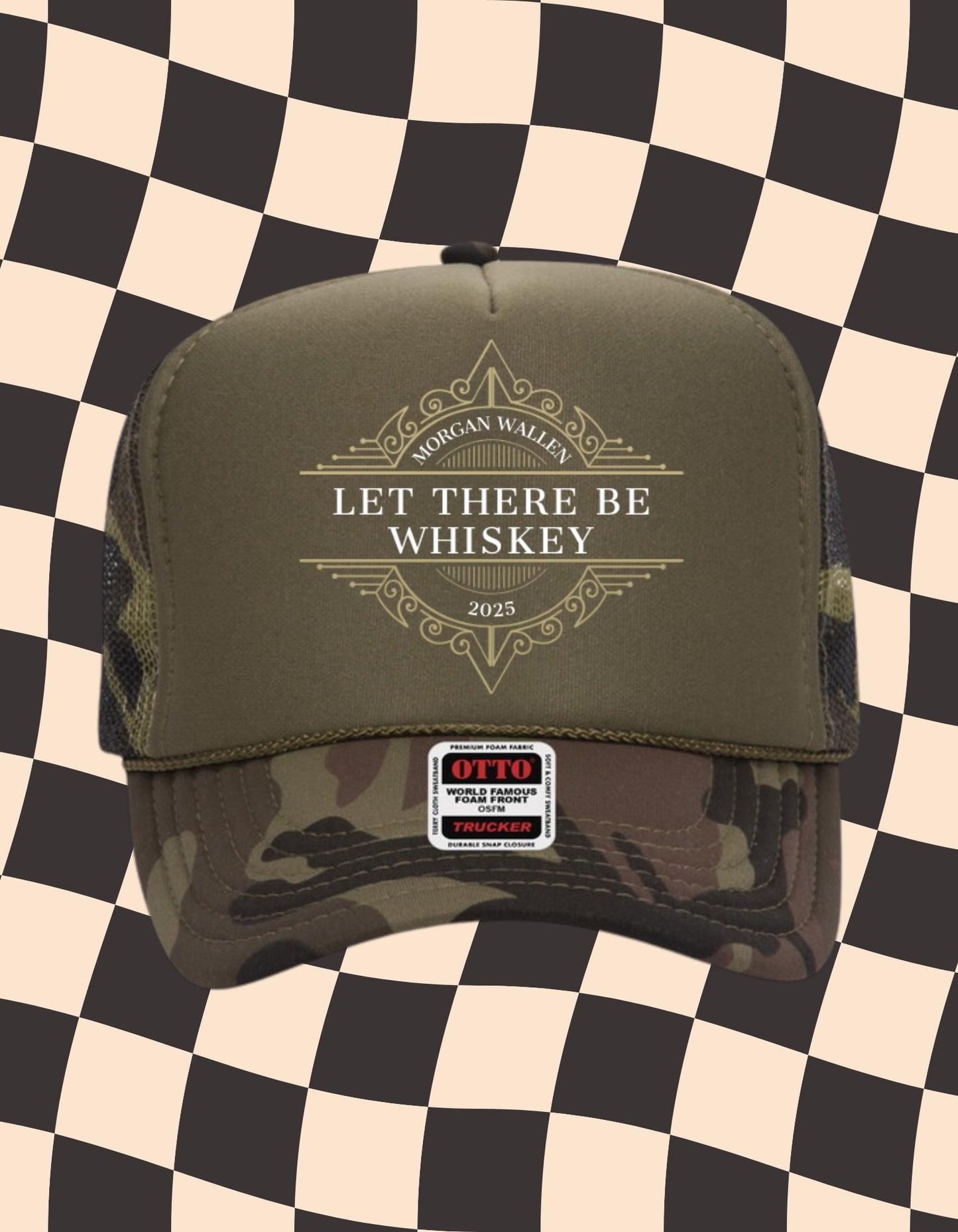 Let There Be Whiskey Wallen Trucker Hat