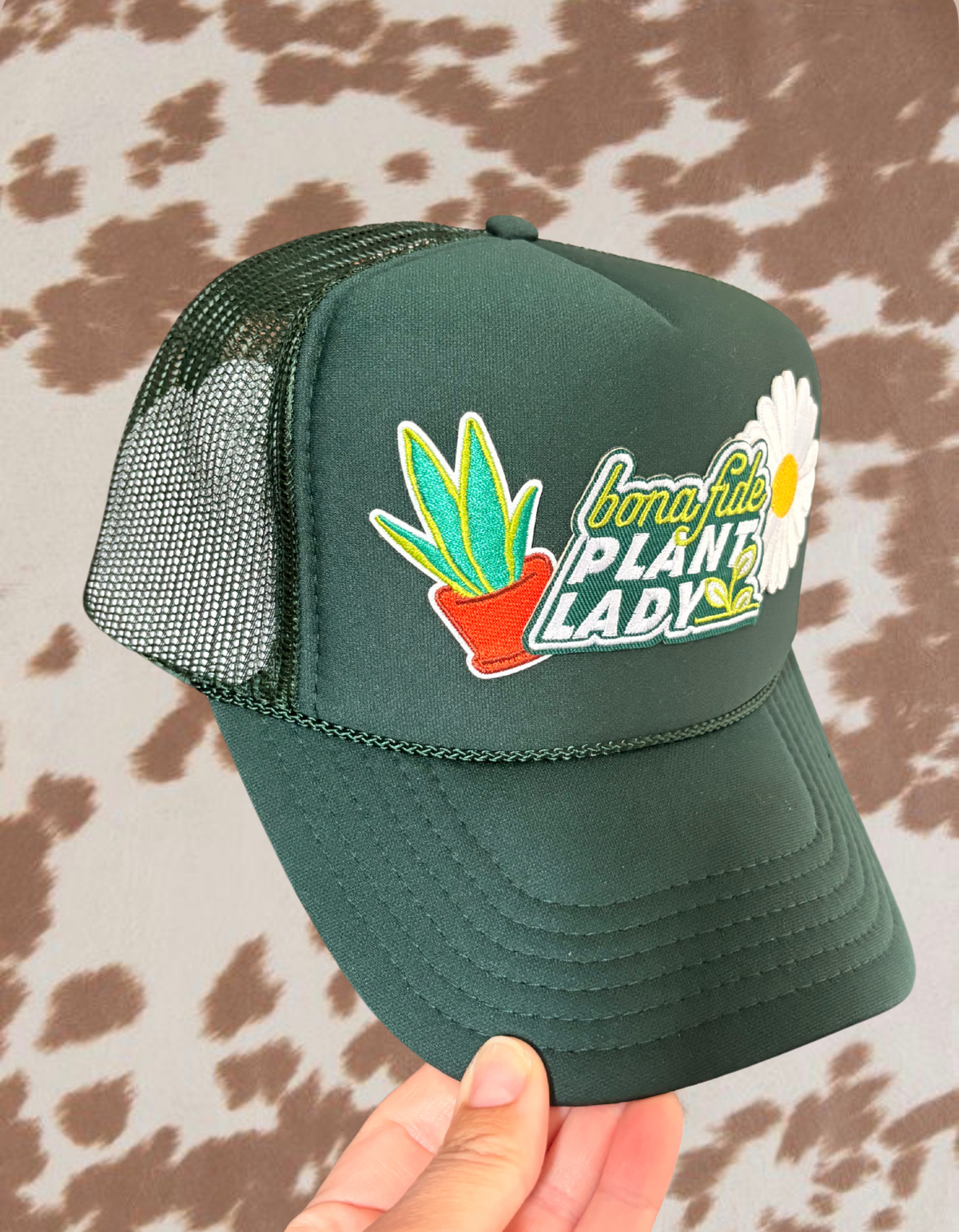 Bonafide Plant Lady Trucker Hat | Green Plant Lover Hat