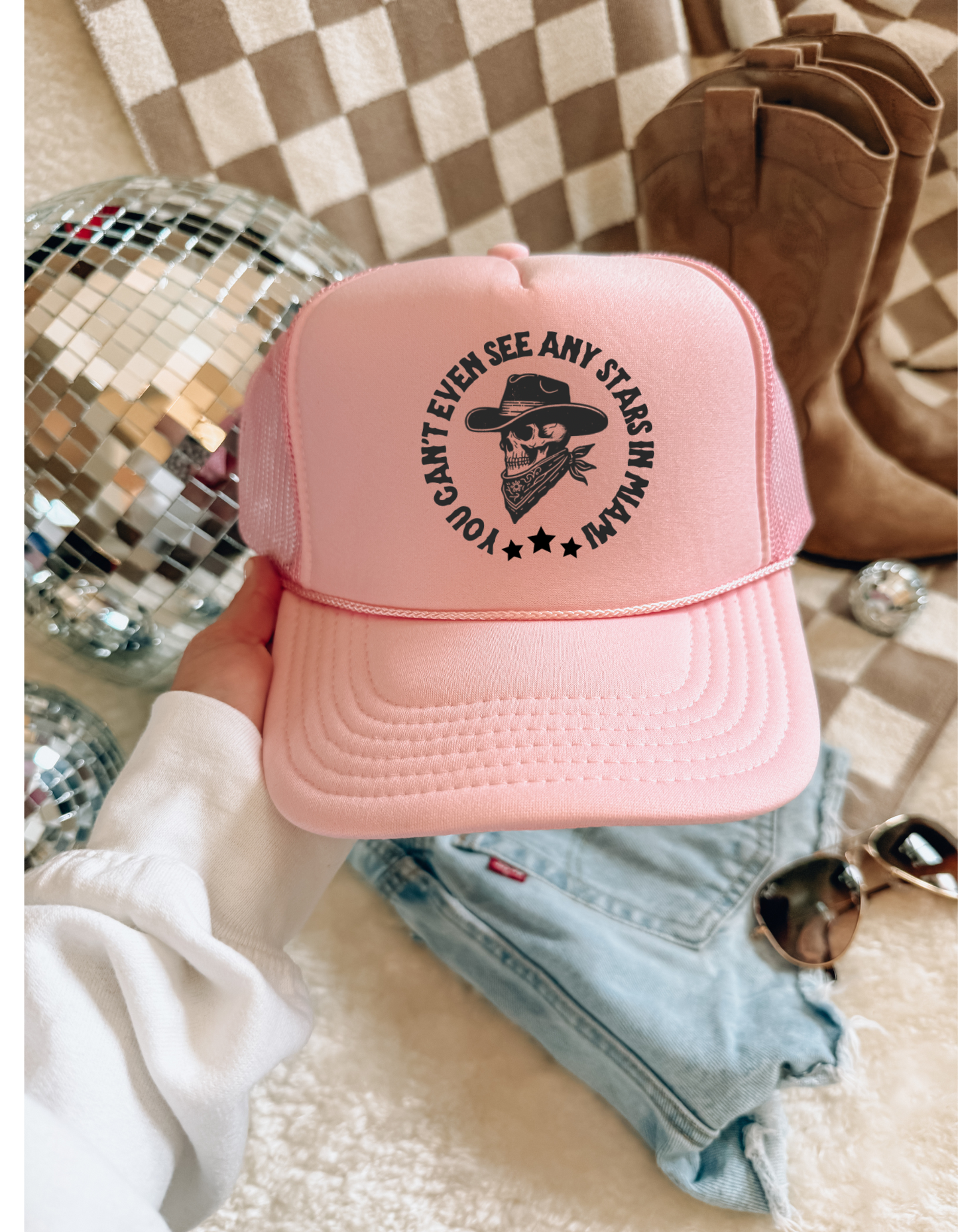 You Can’t Even See Any Stars In Miami Trucker Hat-Morgan Wallen
