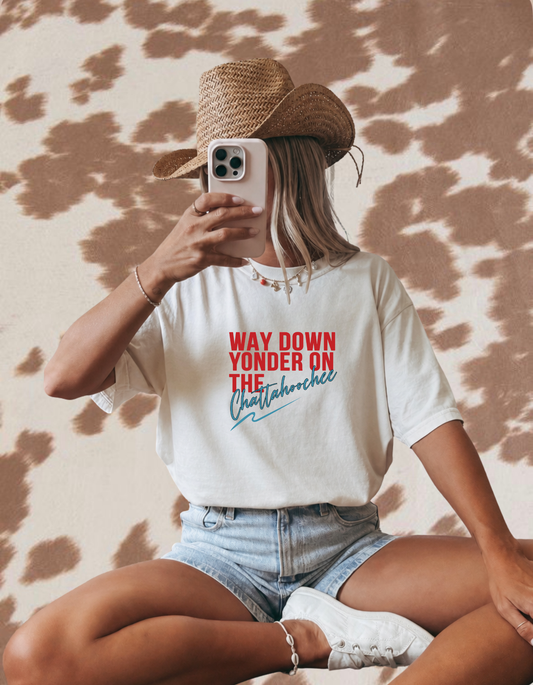 Chattahoochee Graphic Tee | Southern Country Shirt | Retro Western Summer Tee