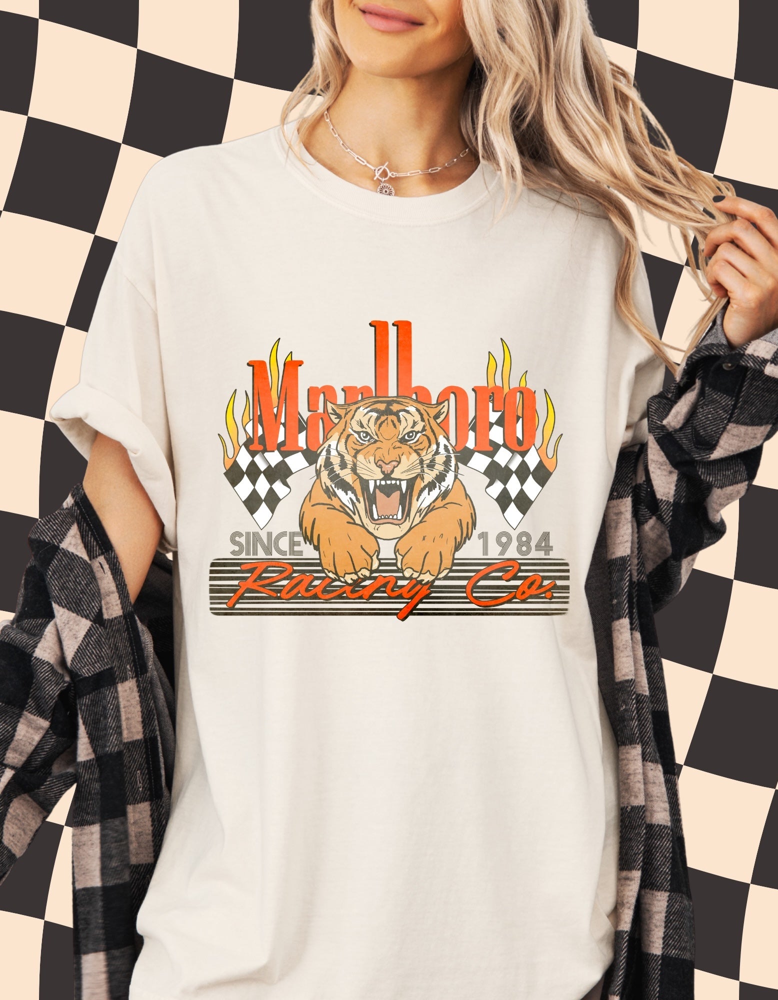 Vintage Marlboro Tiger Racing Graphic Tee