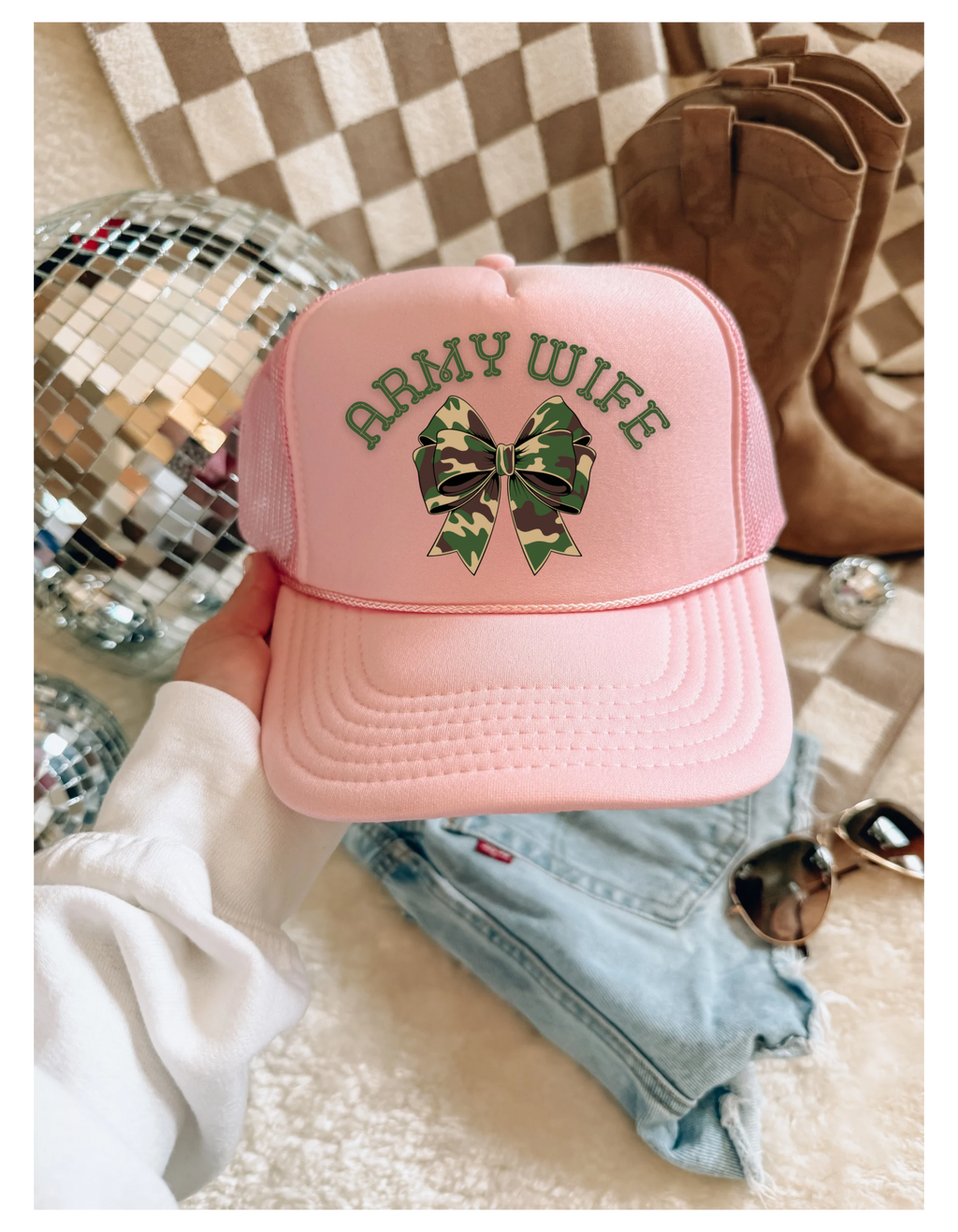 Army Wife Trucker Hat
