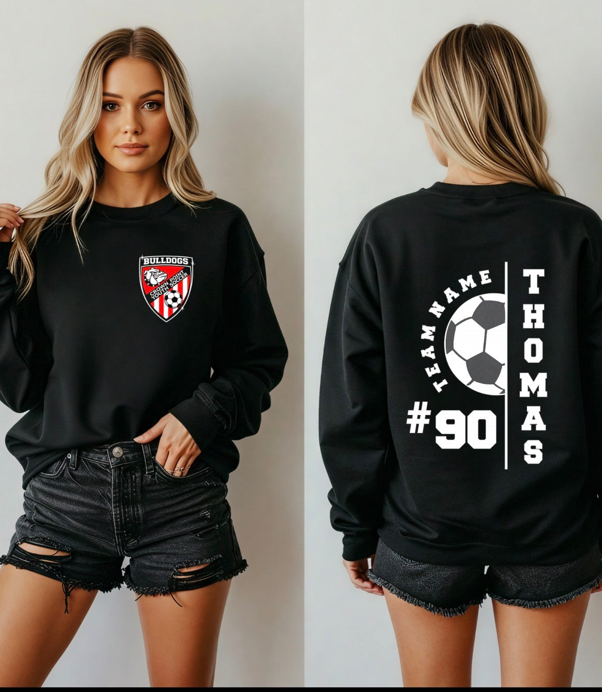 Crown Point Youth Soccer Logo Crewneck