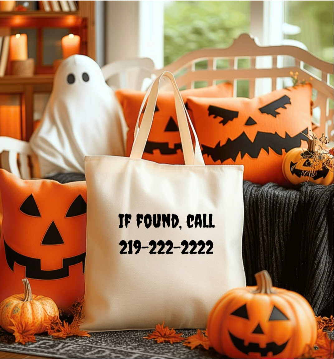 Custom Trick or Treat Bags – Personalized Halloween Candy Bags for Kids