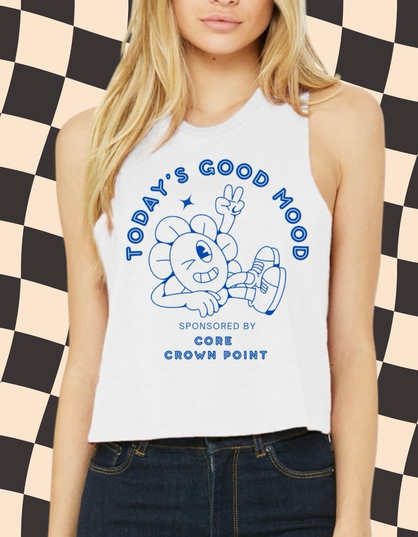 Pilates Good Mood Cropped Tank