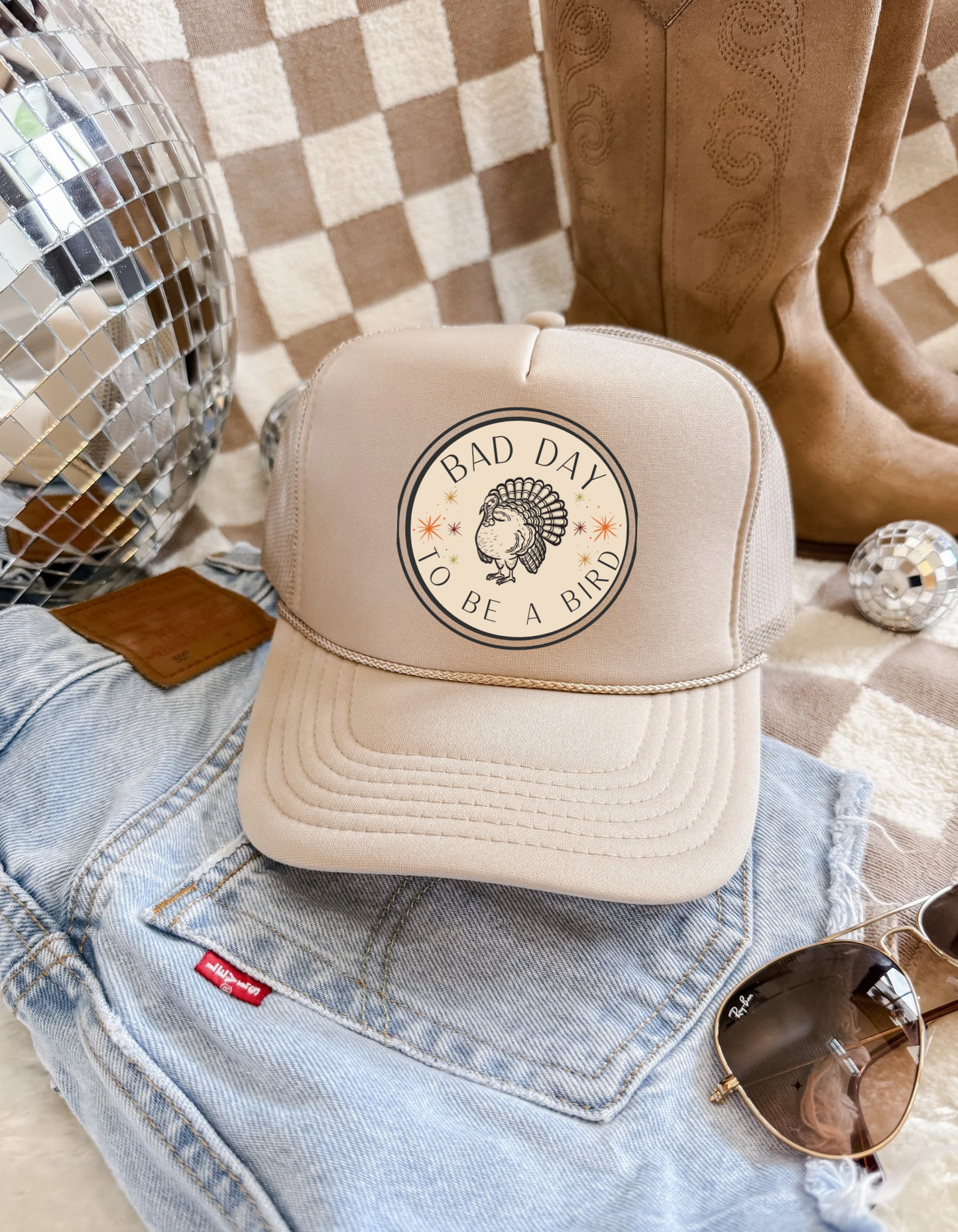 Bad Day to Be a Bird Trucker Hat| Thanksgiving Trucker Hat