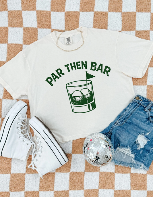 Par Then Bar Graphic Tee