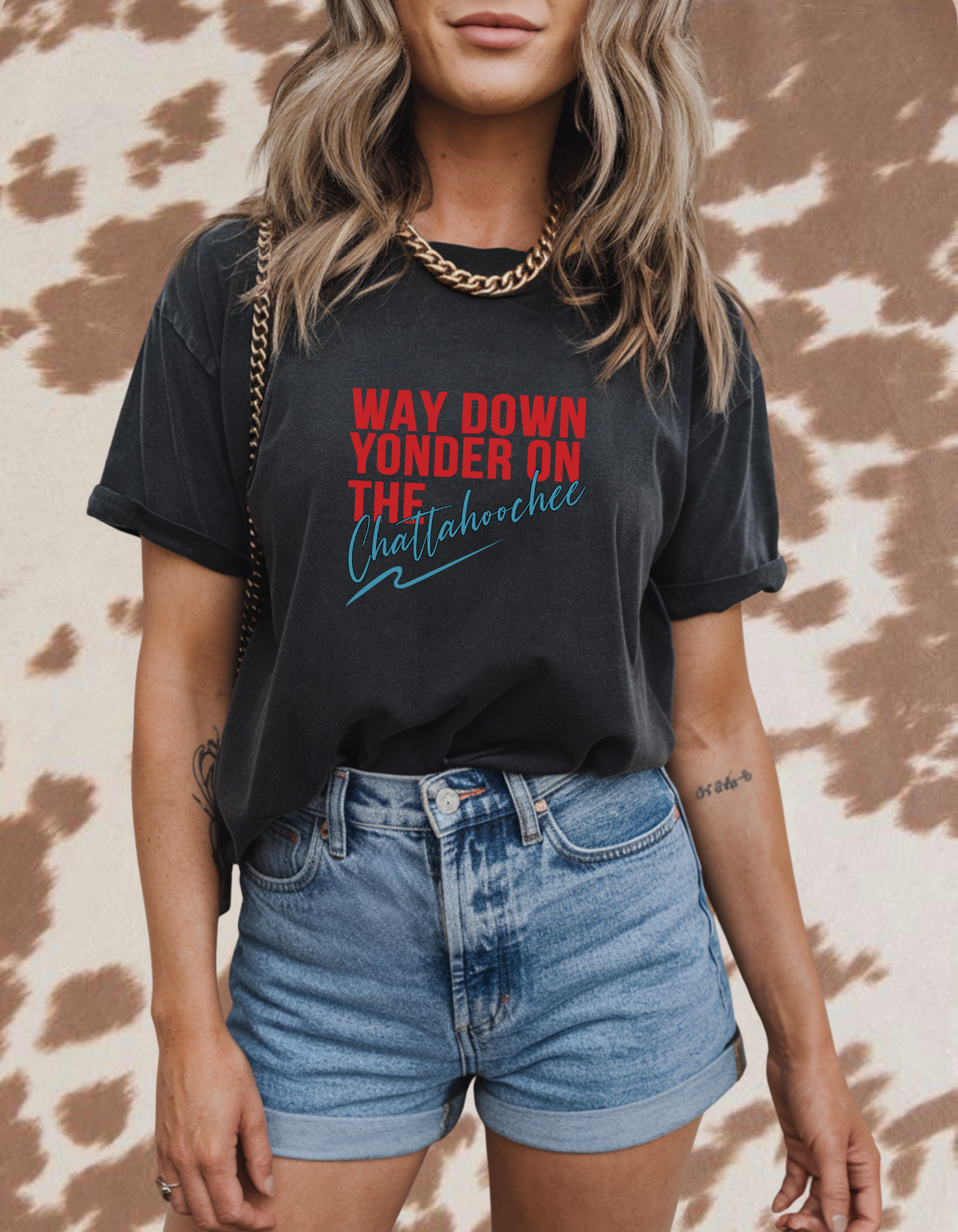 Chattahoochee Graphic Tee | Southern Country Shirt | Retro Western Summer Tee