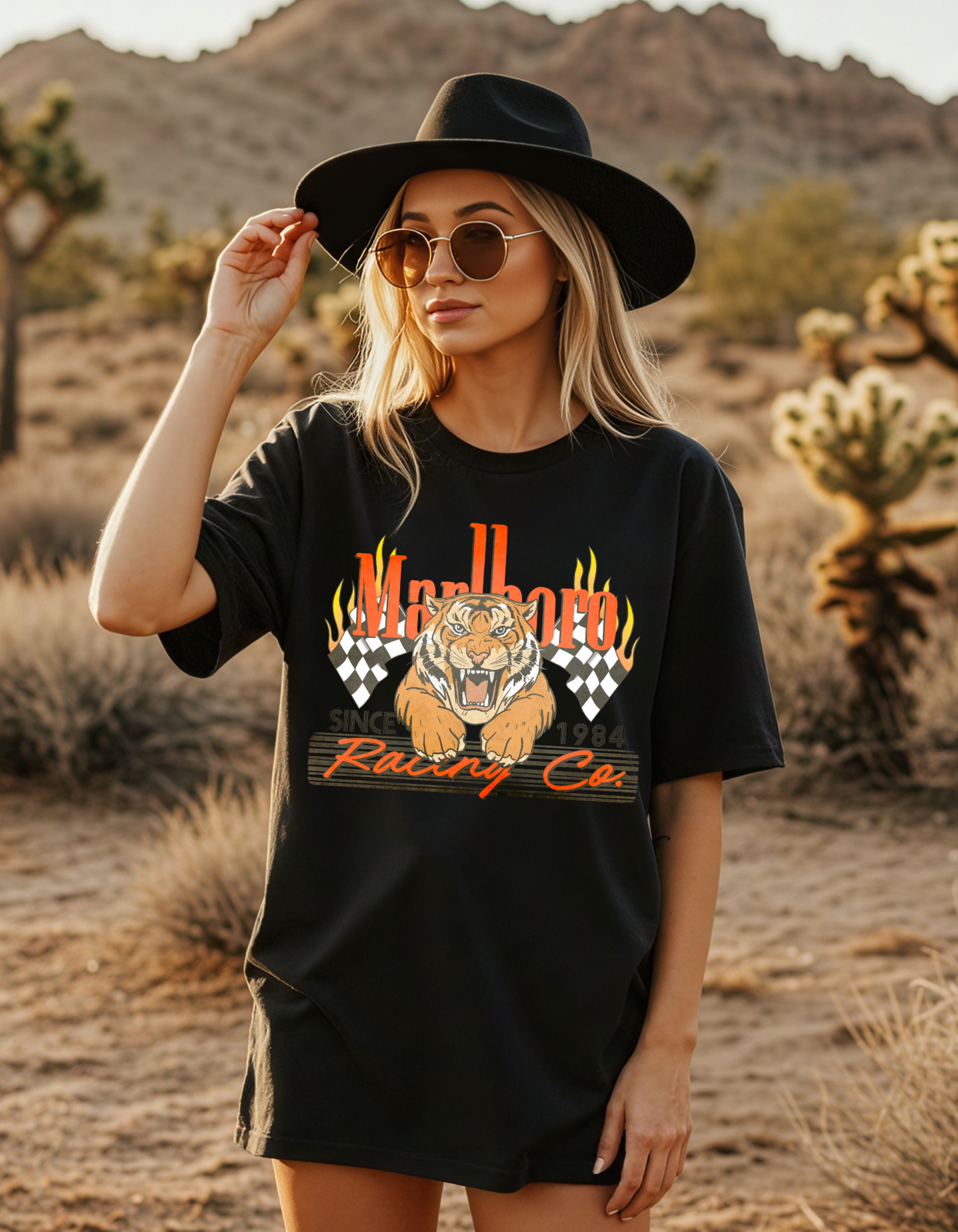 Vintage Marlboro Tiger Racing Graphic Tee