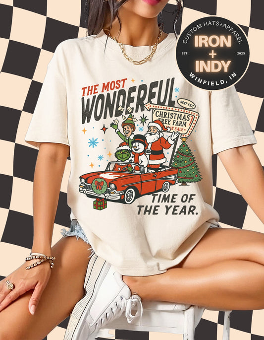 The Most Wonderful Time of the Year Christmas Graphic Tee
