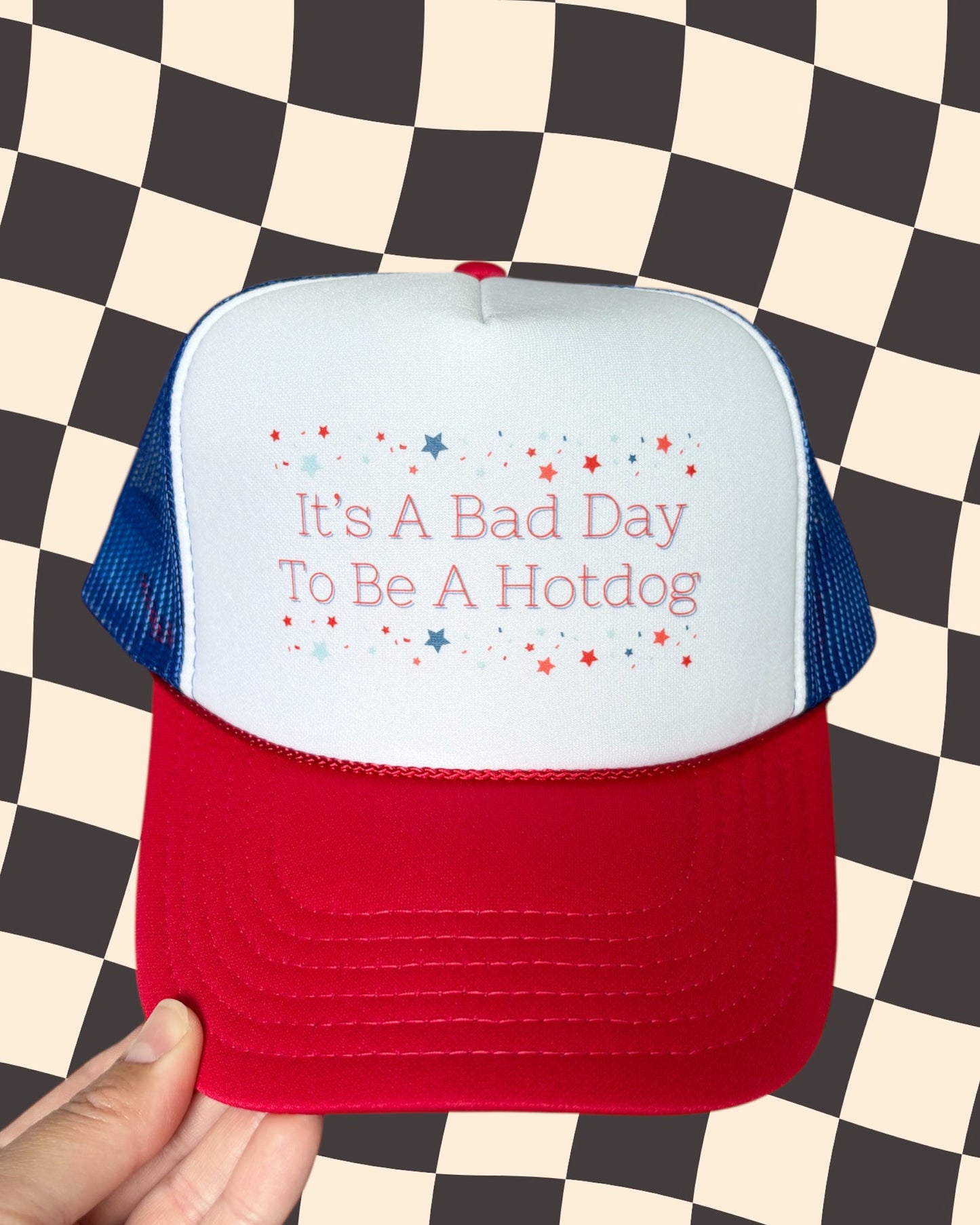 A Bad Day To Be A Hotdog Trucker Hat