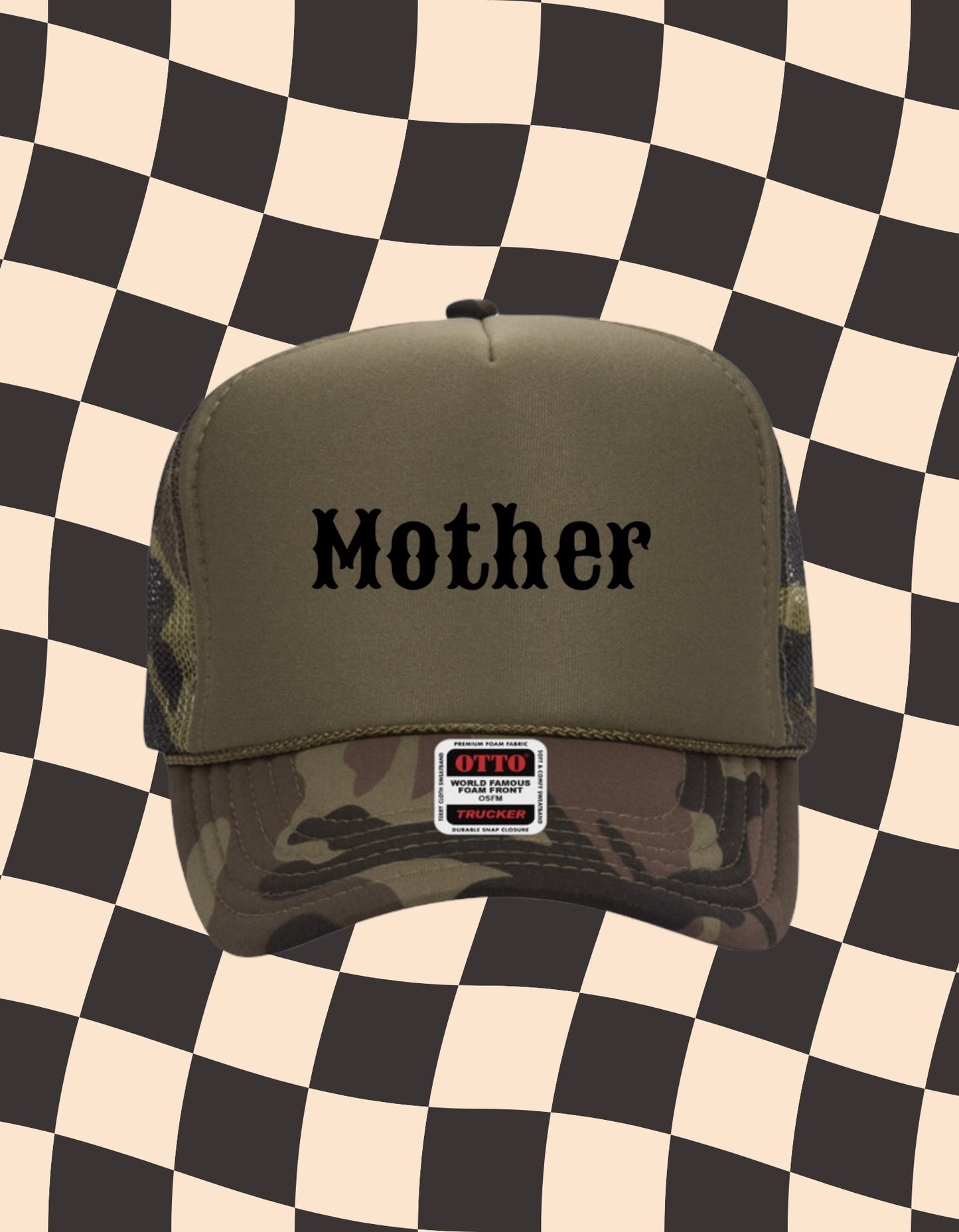 Vintage “Mother” Trucker Hat – Retro Western Style Mom Cap