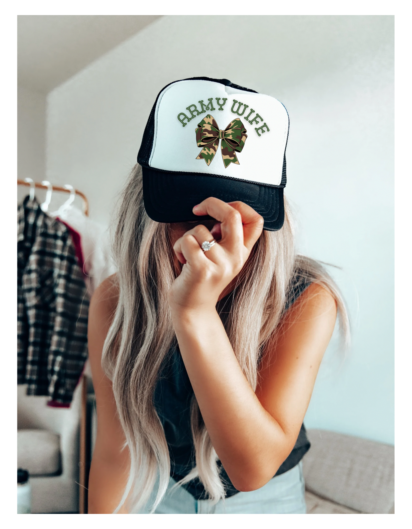 Army Wife Trucker Hat