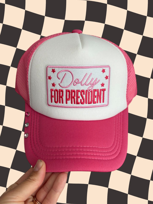 Dolly For President Trucker
