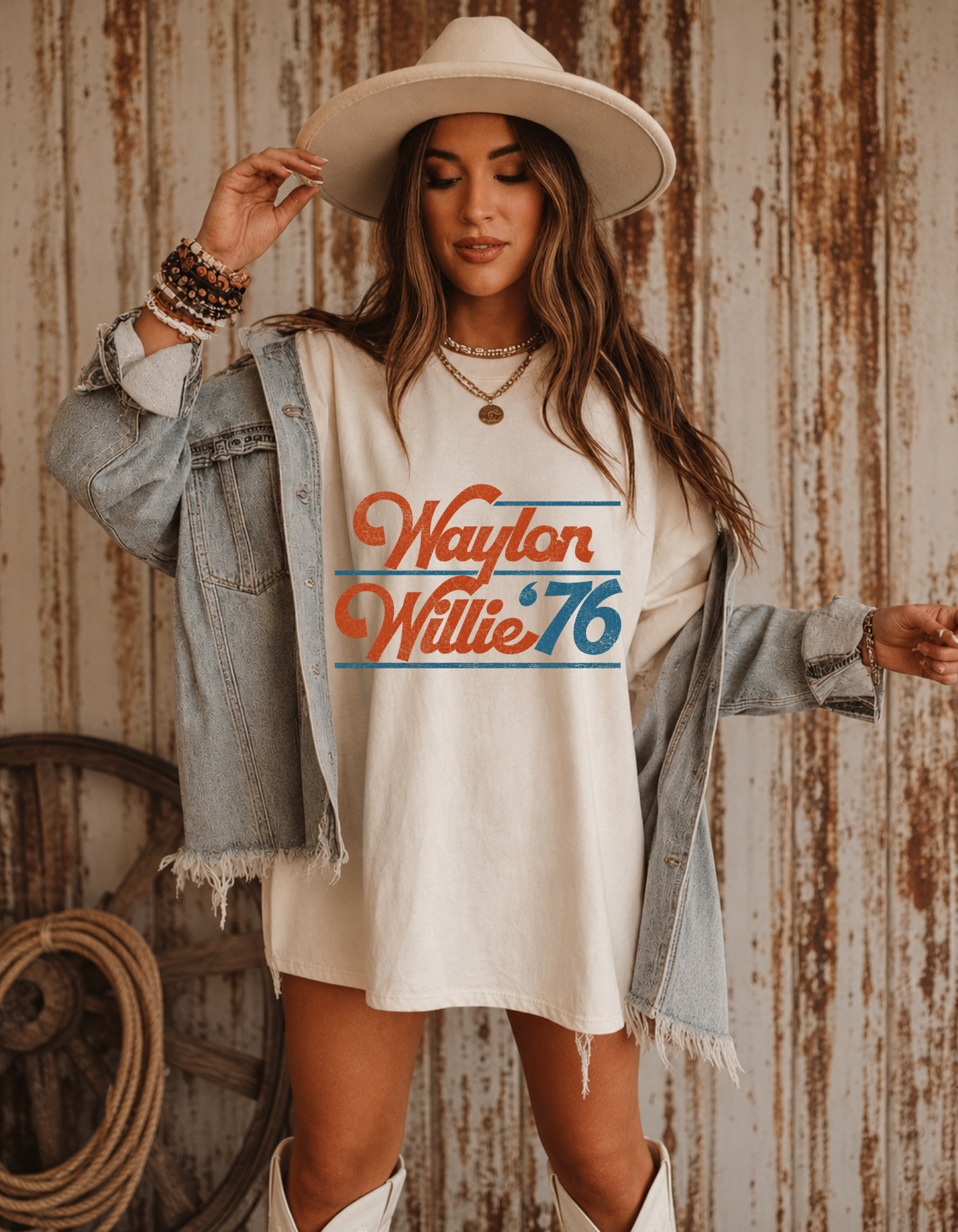 Waylon Willie ’76 Vintage Country Graphic Tee | Retro Outlaw Country Shirt