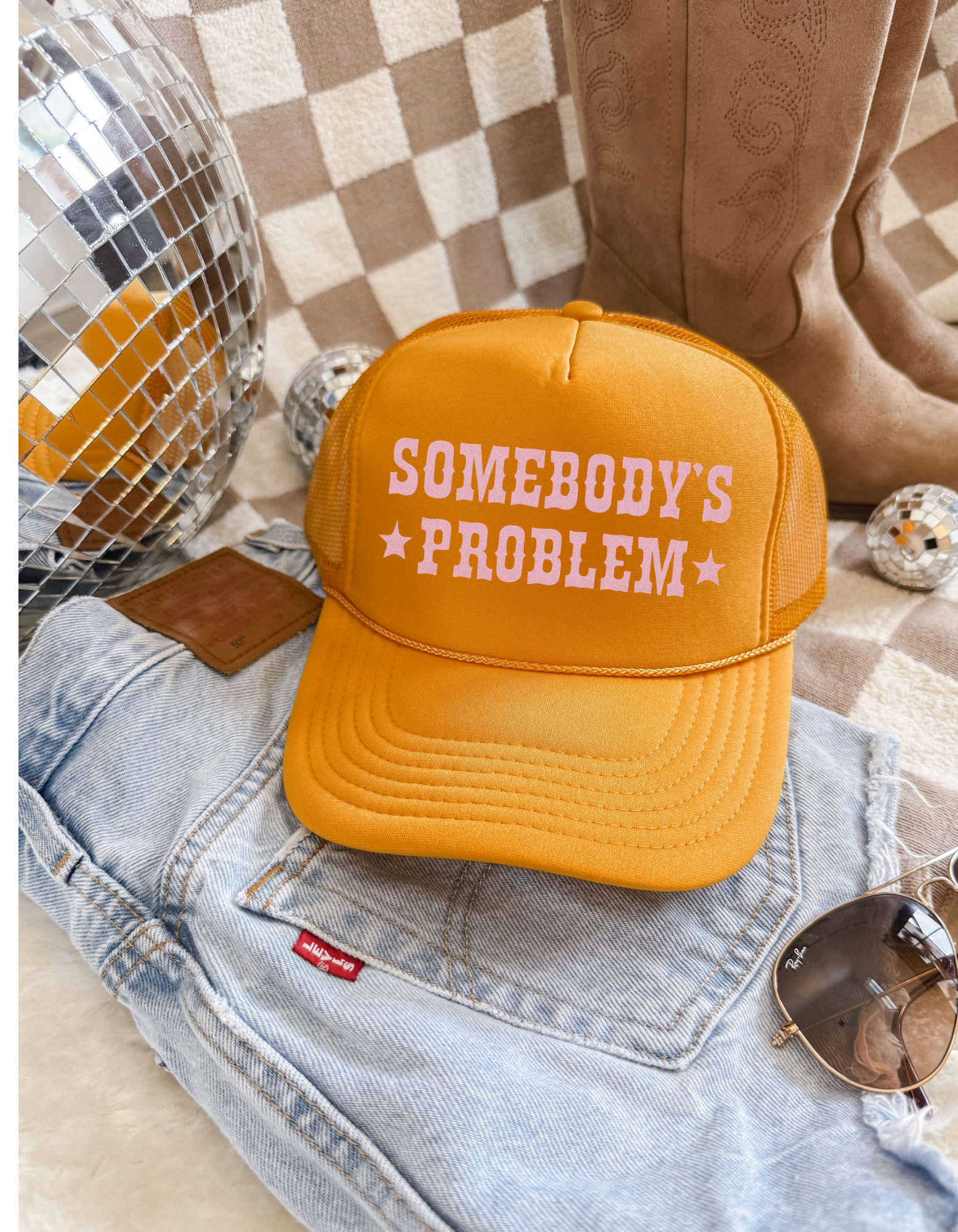 Somebody’s Problem Trucker Hat|Western Trucker Hat