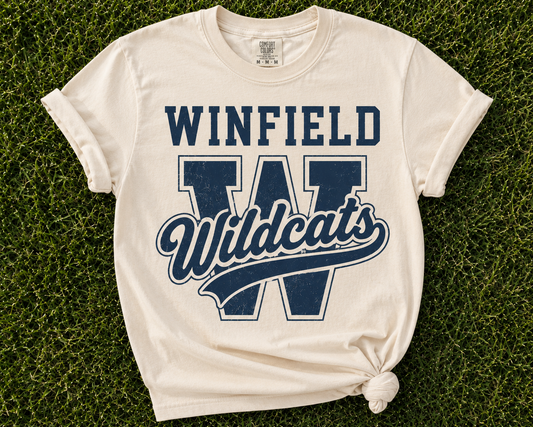 Winfield Wildcats Vintage Varsity Tee