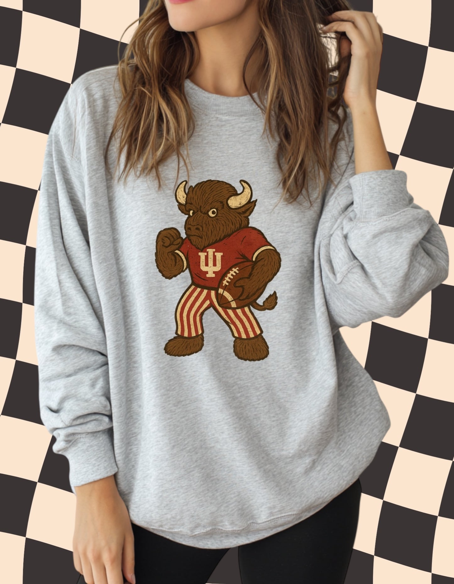 Vintage Hoosier Bison Sweatshirt