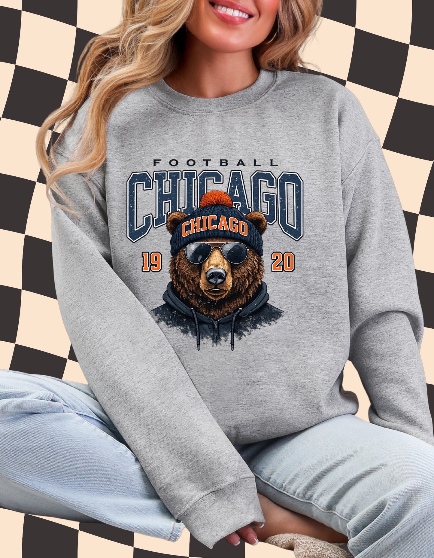 Chicago Football Bear Crewneck 🐻🏈