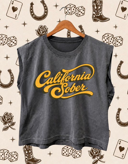 California Sober Muscle Tank