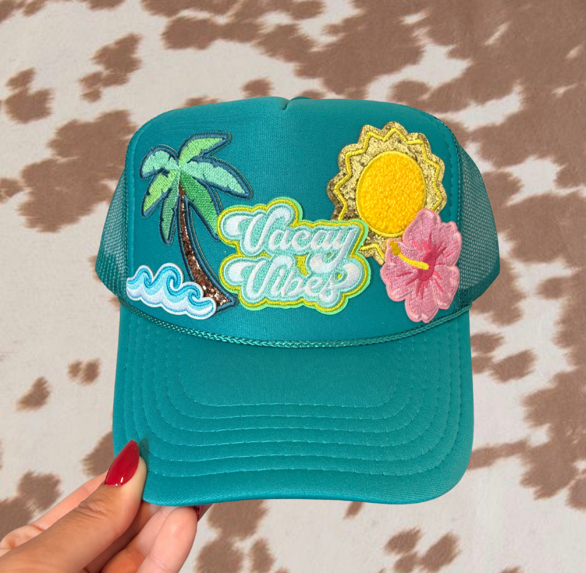 Vacay Vibes Patch Trucker Hat