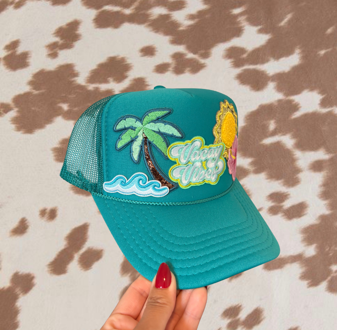Vacay Vibes Patch Trucker Hat