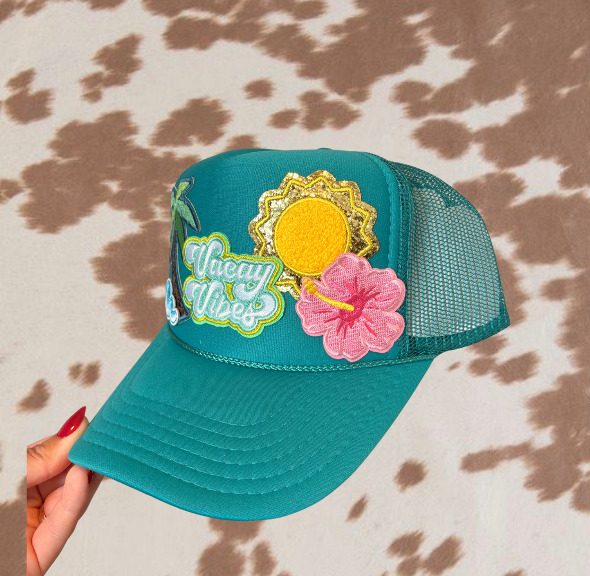 Vacay Vibes Patch Trucker Hat