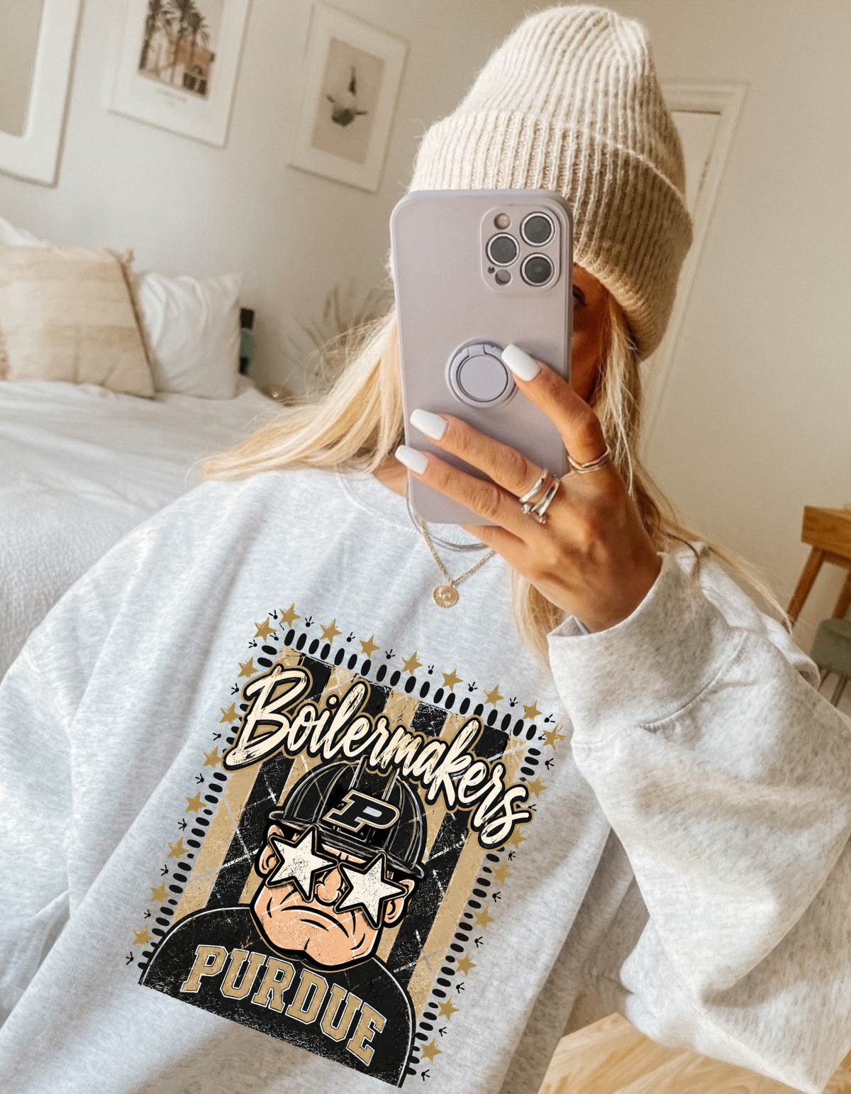 Purdue Boilermakers Retro Game Day Sweatshirt