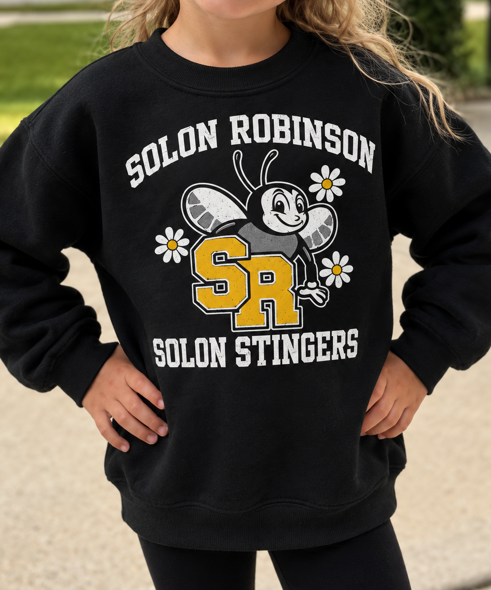 Solon Robinson Stingers Youth Crewneck Sweatshirt | SR School Spiritwear
