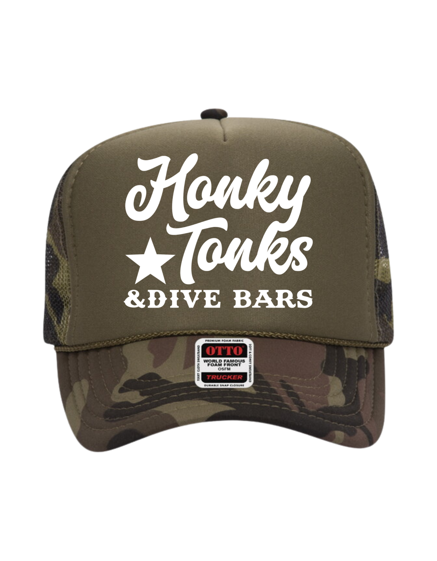 Honky Tonk and Dive Bars Western Trucker Hat