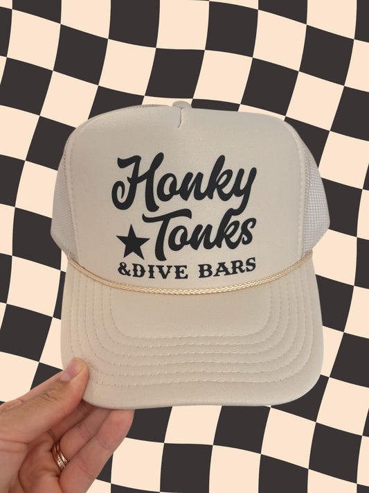 Honky Tonk and Dive Bars Western Trucker Hat