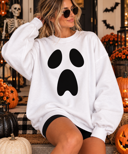 Ghost Face Halloween Crewneck Sweatshirt