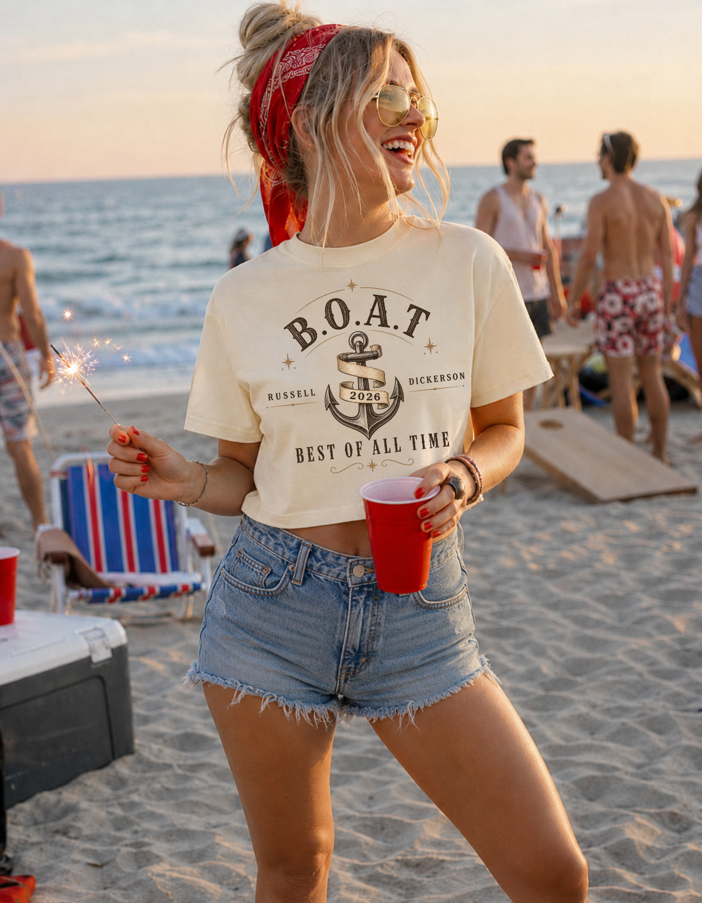 Custom B.O.A.T. Best Of All Time Graphic Tee