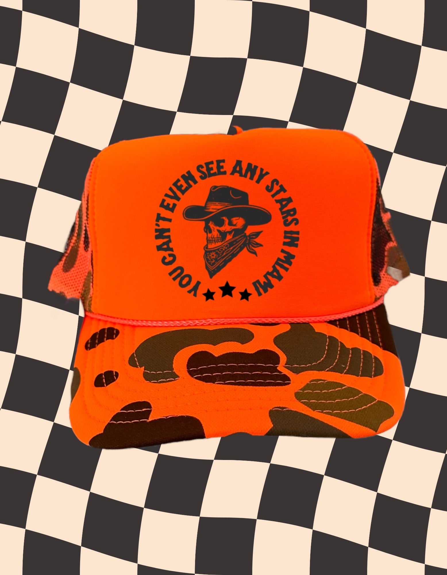 You Can’t Even See Any Stars In Miami Trucker Hat-Morgan Wallen