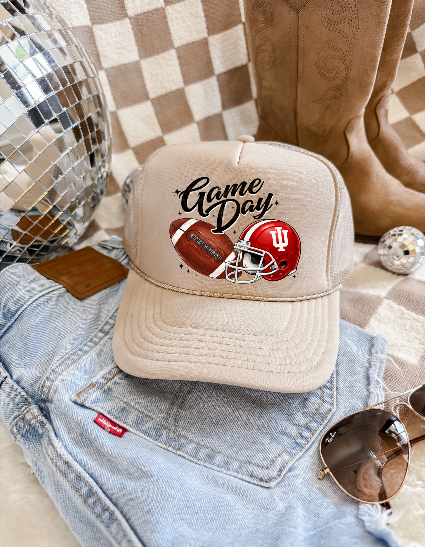 Game Day IU Trucker Hat (Foam Front)